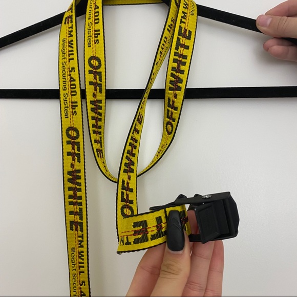 Off-White Accessories - Yellow Off-White Belt